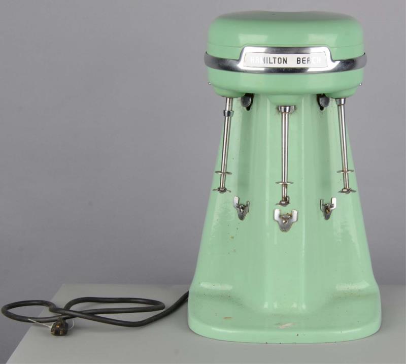 Appraisal: Hamilton Beach Porcelain Malt Mixer This electric mixer has a