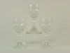 Appraisal: STEMWARE - Lot of eight fine cut crystal wine glasses