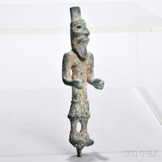 Appraisal: Canaanite Copper Figure of a Deity Syria-Levant c nd millennium