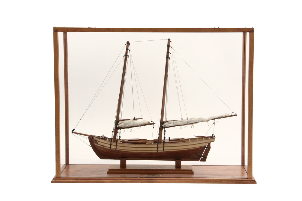 Appraisal: CASED SHIP MODEL - Schooner 'Paulie' ca by Harry McCreery