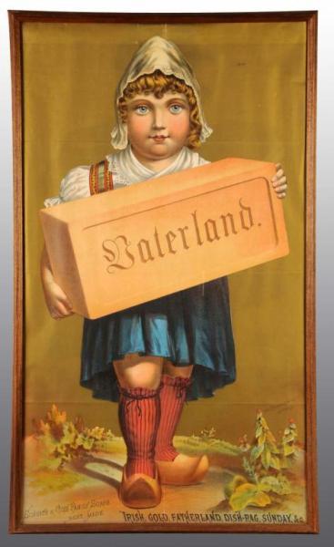 Appraisal: Paper Baterland Soap Poster Description Turn of the century Condition