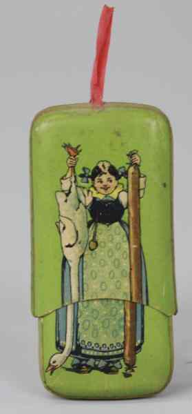 Appraisal: EXPANDING GOOSE DRESDEN CANDY CONTAINER Germany expanding goose candy container