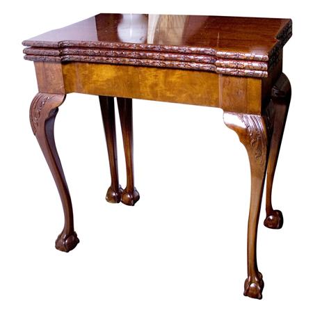 Appraisal: George III Style Mahogany Triple Top Games Table Estimate -