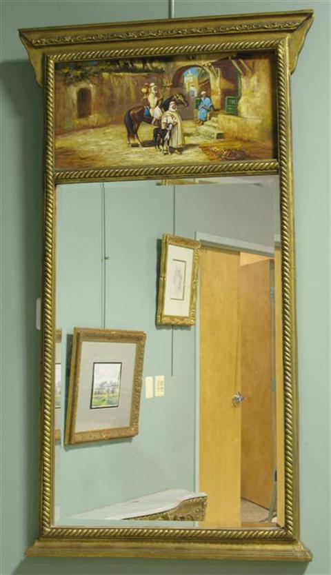 Appraisal: CLASSICAL STYLE GOLD PAINTED MIRROR