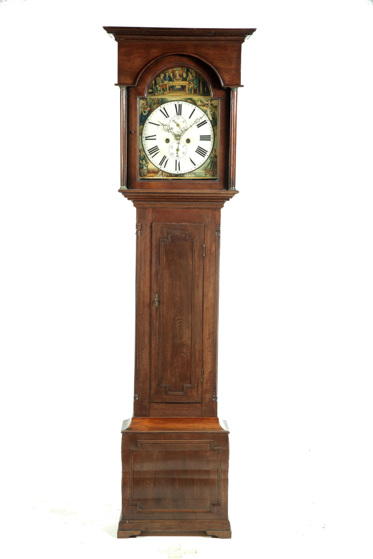 Appraisal: ENGLISH TALL CASE CLOCK Second quarter- th century mahogany case