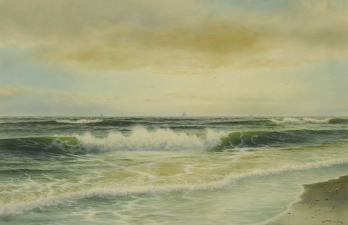 Appraisal: GEORGE HOWELL GAYAmerican - Luminous seascape Signed lower right Geo