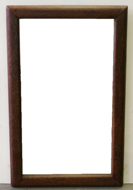 Appraisal: A large timber framed mirror