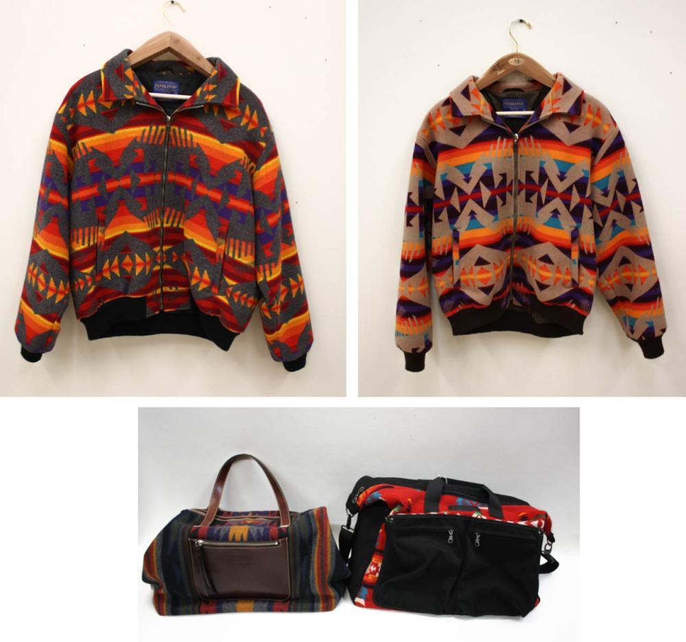 Appraisal: FOUR PENDLETON WOOLEN MILLS ITEMS two are men's size XXL