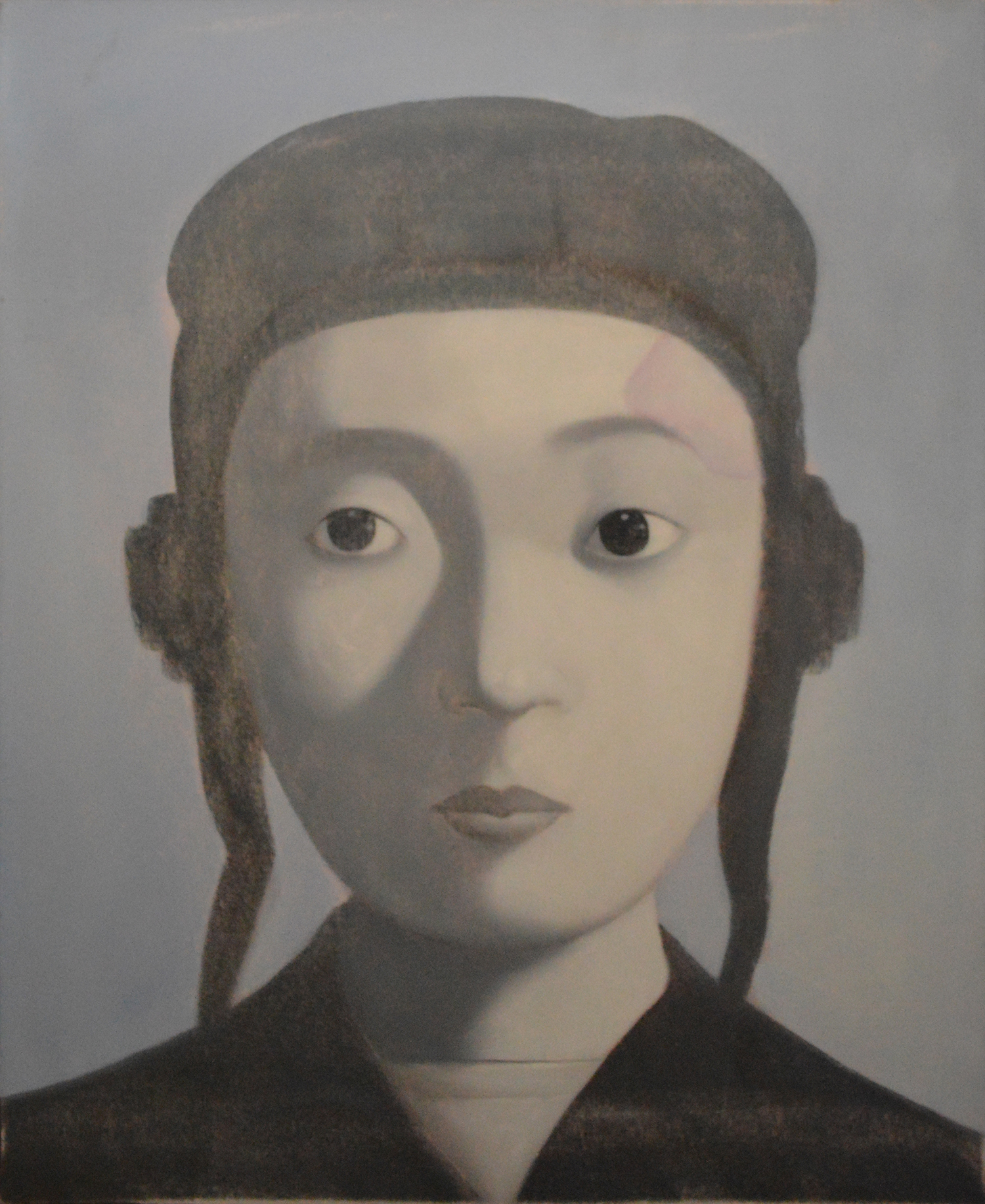 Appraisal: ARTIST UNKNOWN JAPANESE SCHOOL Portrait acrylic on canvas x cm