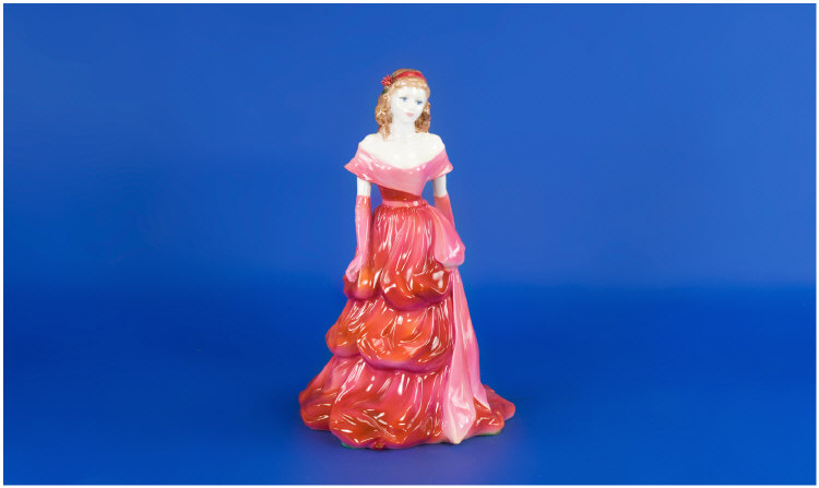 Appraisal: Coalport Figure Ladies Of Fashion Valerie Issued Height Inches Complete