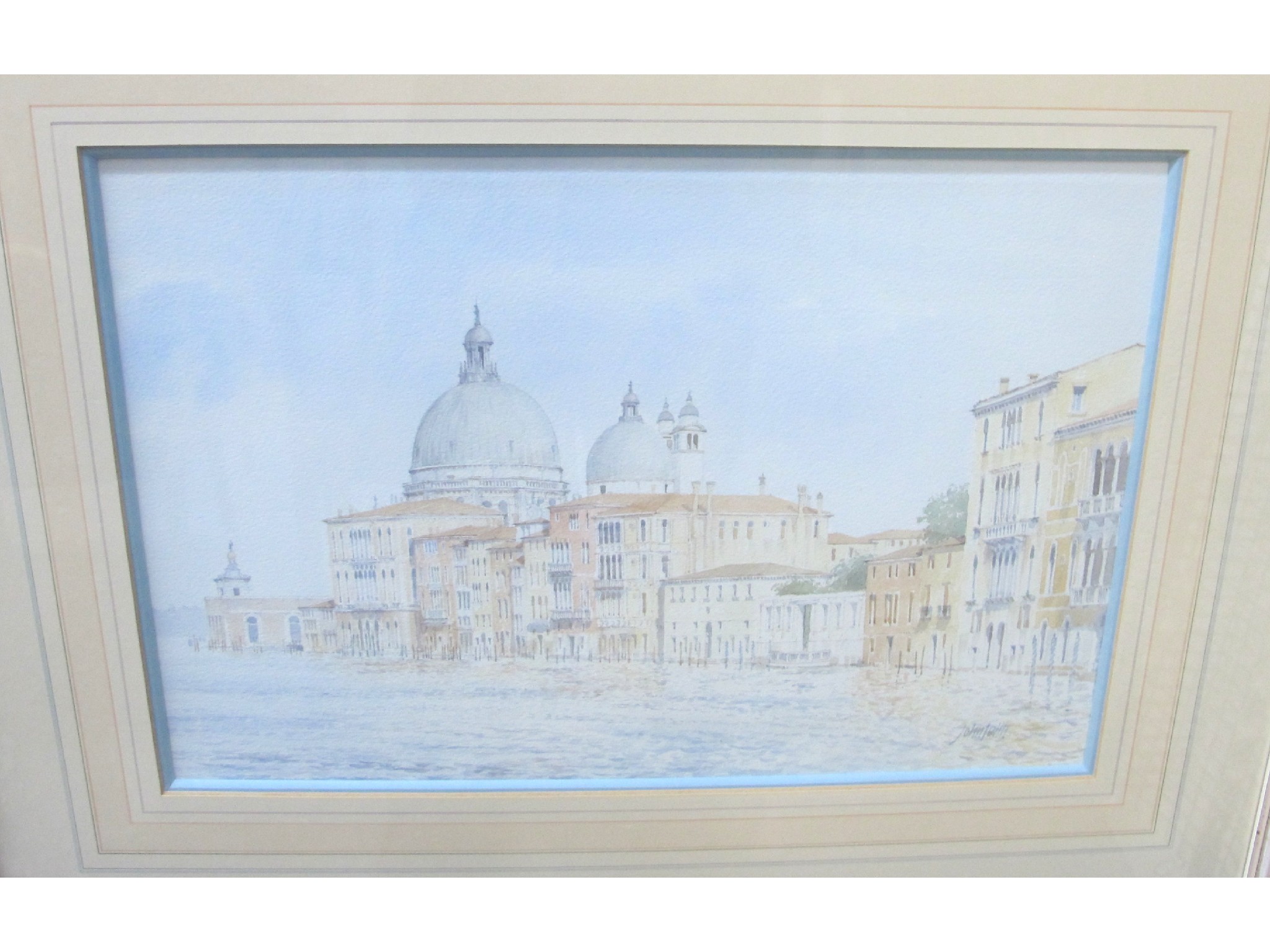 Appraisal: JOHN LEITH A View of Venice signed watercolour