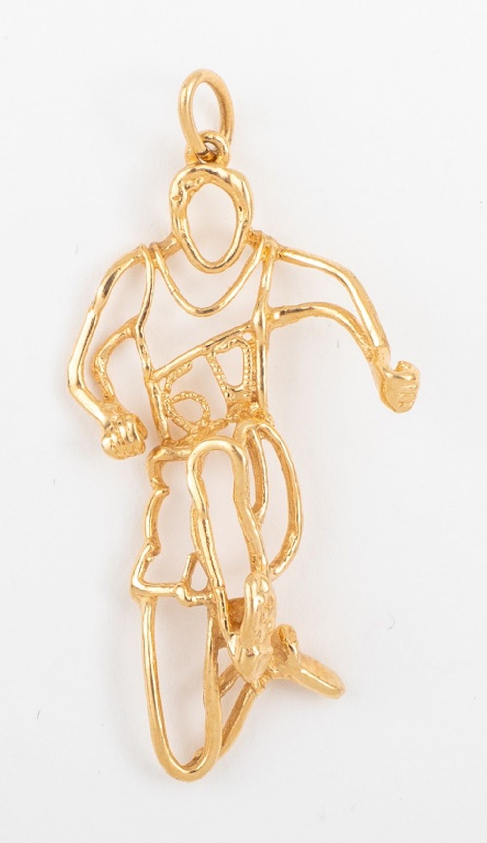 Appraisal: K GOLD TRACK AND FIELD SPORTS CHARM PENDANT K gold