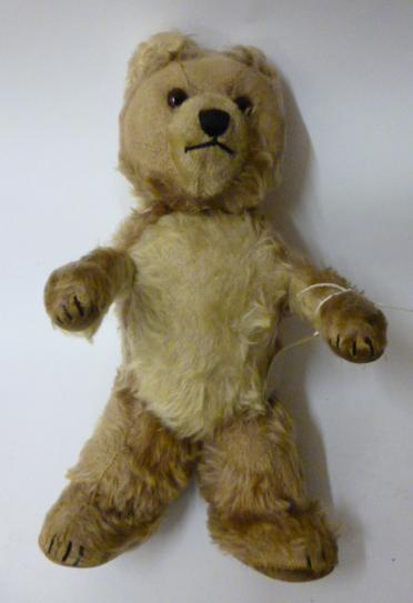 Appraisal: A Chiltern two tone teddy bear with swivel head black