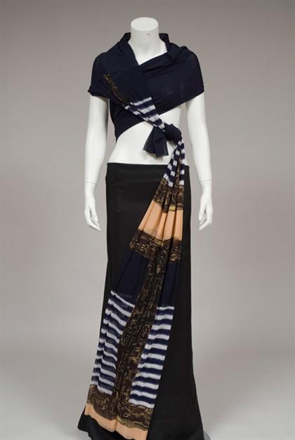 Appraisal: Four Jean-Paul Gaultier separates contemporary In navy blue and white