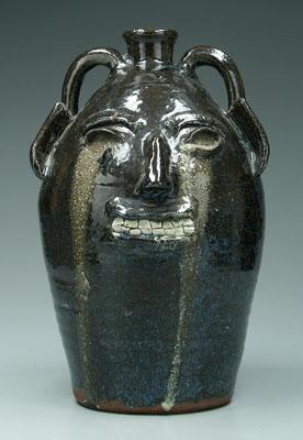 Appraisal: B B Craig face jug Burlon B Craig - weeping