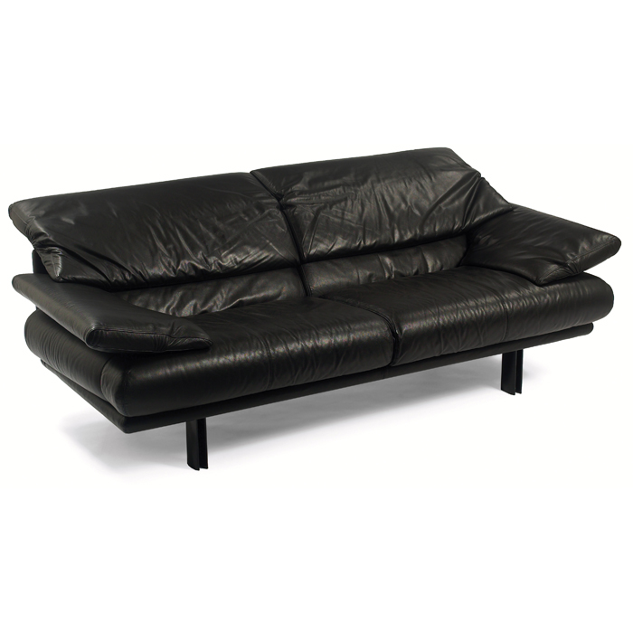 Appraisal: Paolo Piva Alanda sofa by BandB Italia original black leather