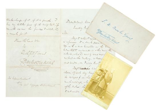 Appraisal: DICKENS Charles Autograph letter signed to S W Brooks the