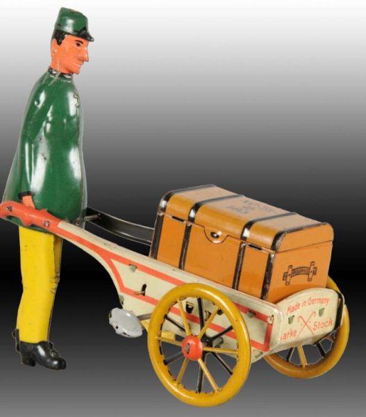 Appraisal: German Stock Jim the Walking Trollyman Toy Description Includes original