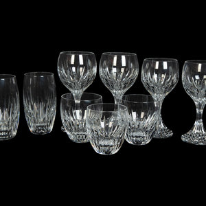 Appraisal: A Baccarat Mass na Stemware Service comprising Champagne Flutes height