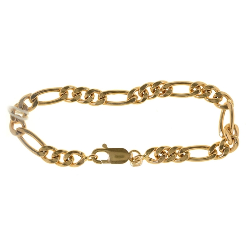 Appraisal: A ct gold bracelet cm l g More Information Good