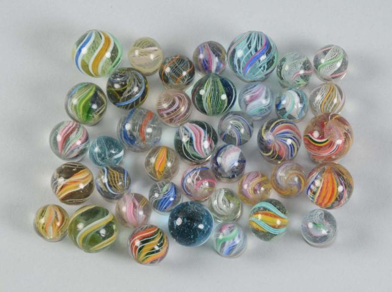 Appraisal: Lot of Handmade Marbles Description Includes approximately marbles Condition Near