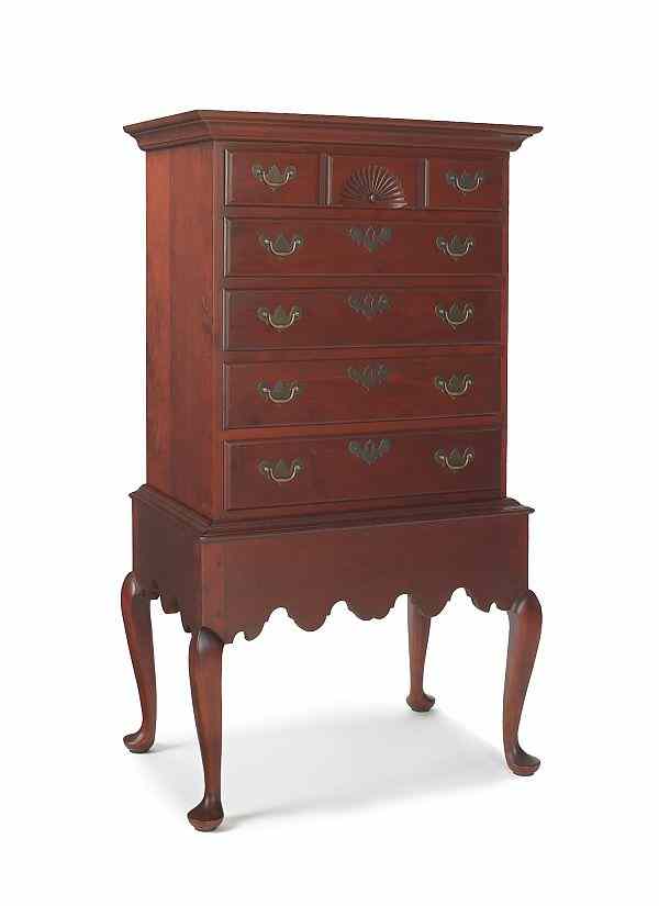 Appraisal: Eldred Wheeler child's cherry chest on frame h w