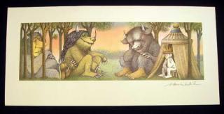 Appraisal: Maurice Sendak WHERE THE WILD THINGS ARE c Artist Signed