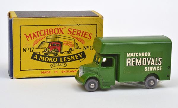 Appraisal: MATCHBOX - SERIES B BEDFORD REMOVAL VAN GPW DARK GREEN