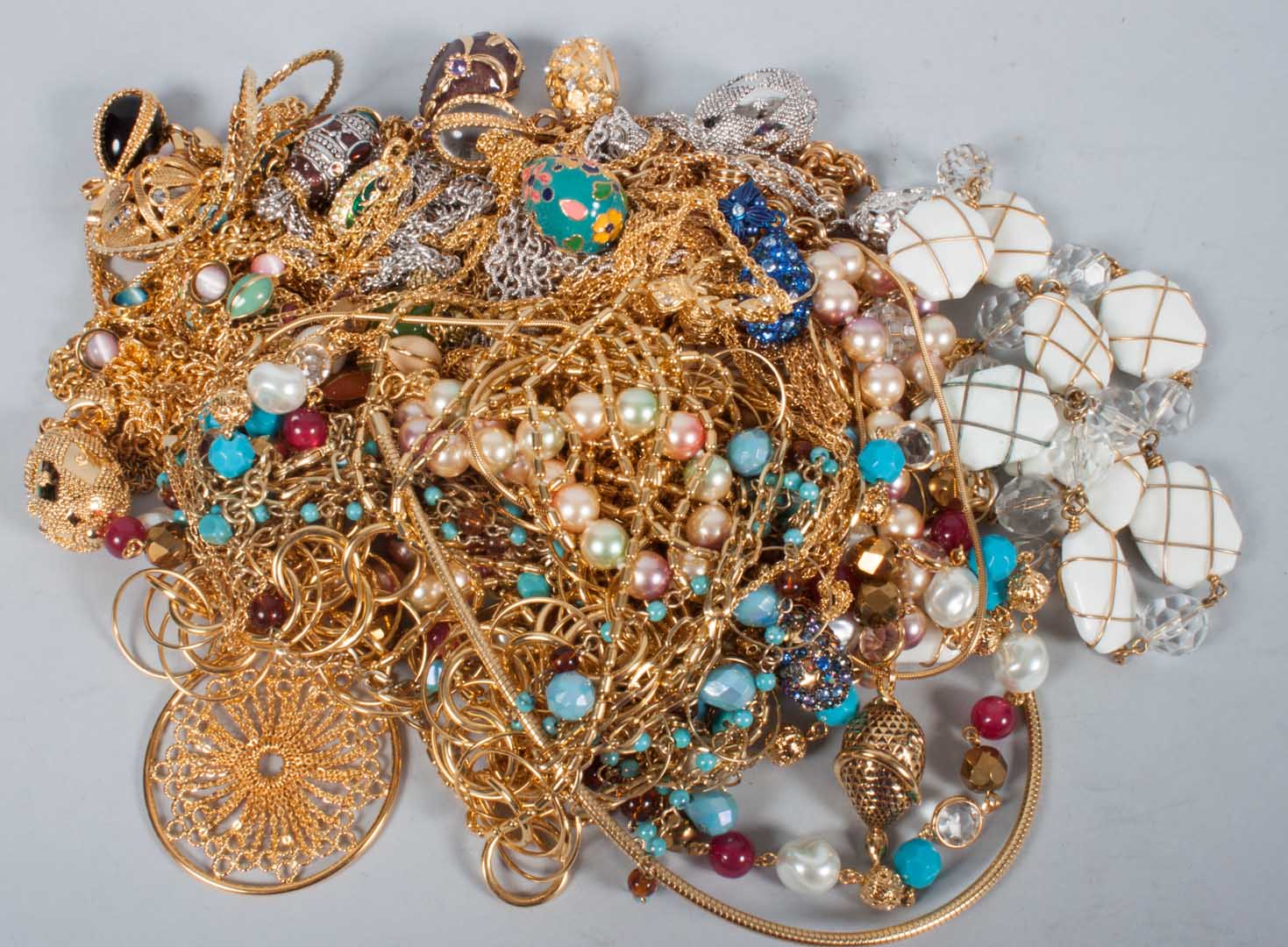 Appraisal: Large bag of assorted Joan Rivers necklaces