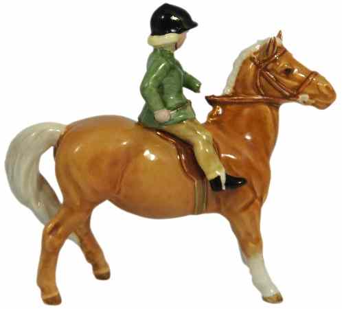 Appraisal: Rare Beswick Girl on Palomino Pony