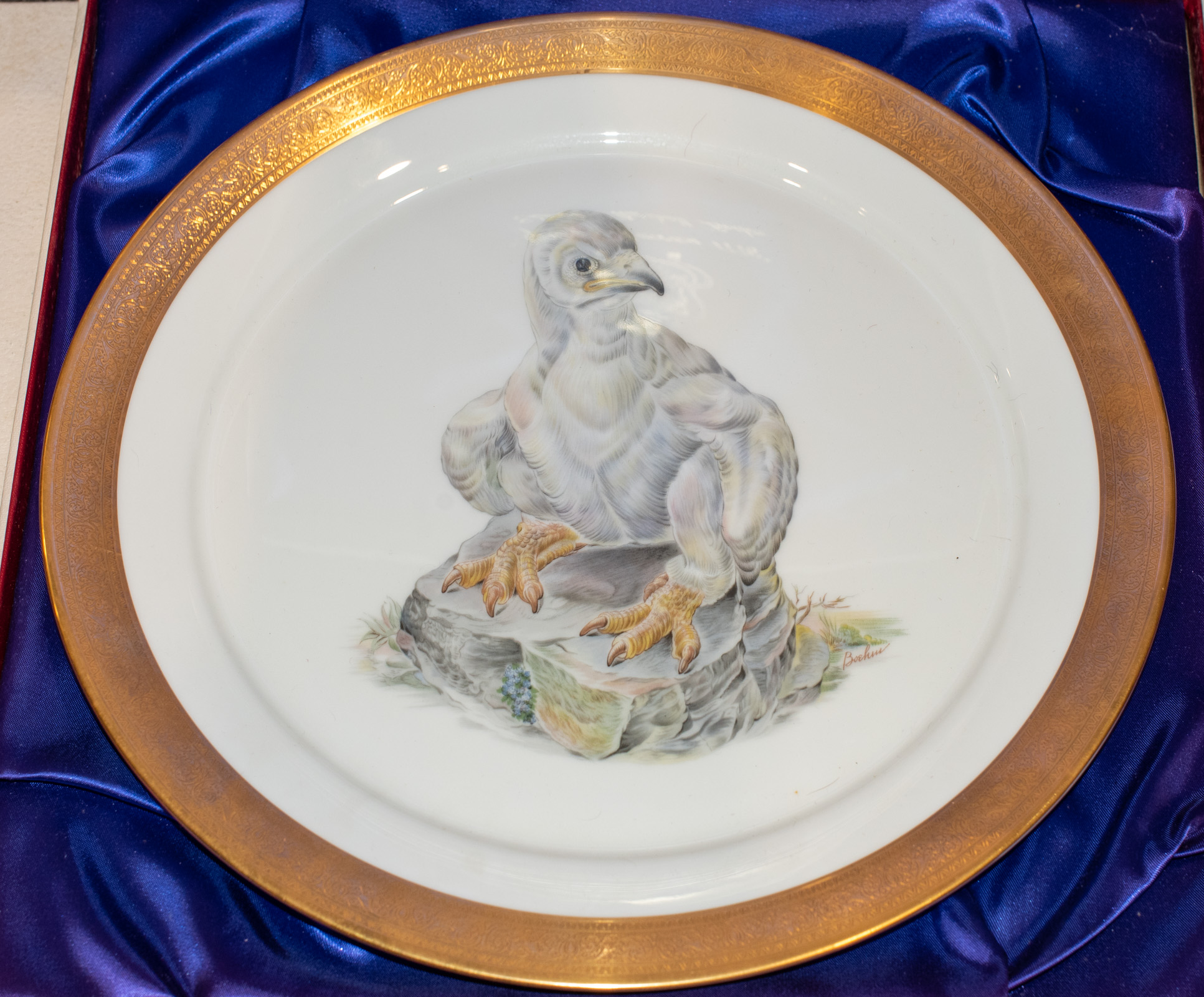 Appraisal: TWO RARE LENOX BOEHM BIRD CHARGERS Including Mute Swan and