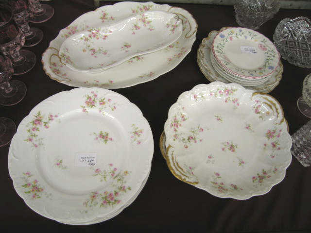 Appraisal: Pc Estate Porcelain Lot most Haviland Limoges