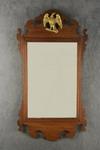 Appraisal: MIRROR - th C Chippendale mahogany mirror Carved crest with