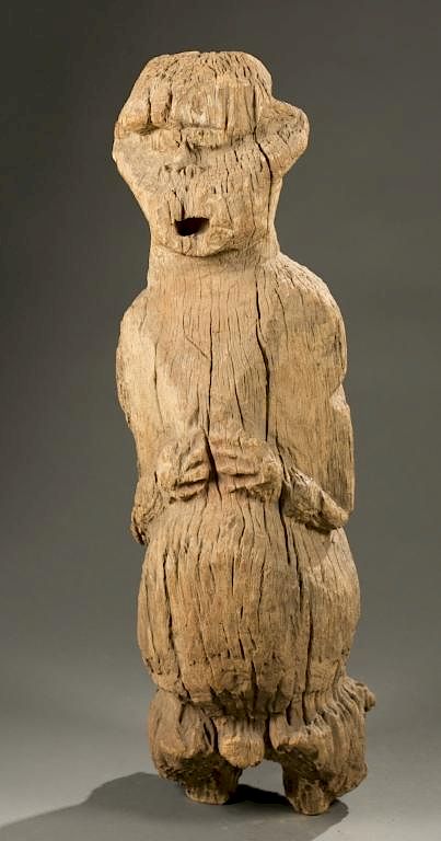 Appraisal: Cameroon Grasslands desiccated male figure A desiccated male figure Cameroon