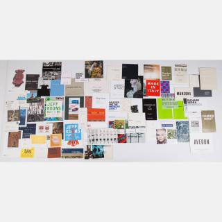 Appraisal: A Miscellaneous Collection of Exhibition Cards Posters Catalogs Booklets and