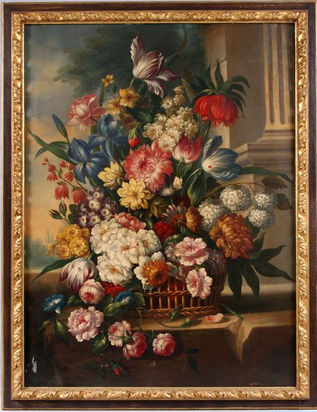 Appraisal: Early th Century Italian floral still life o c x