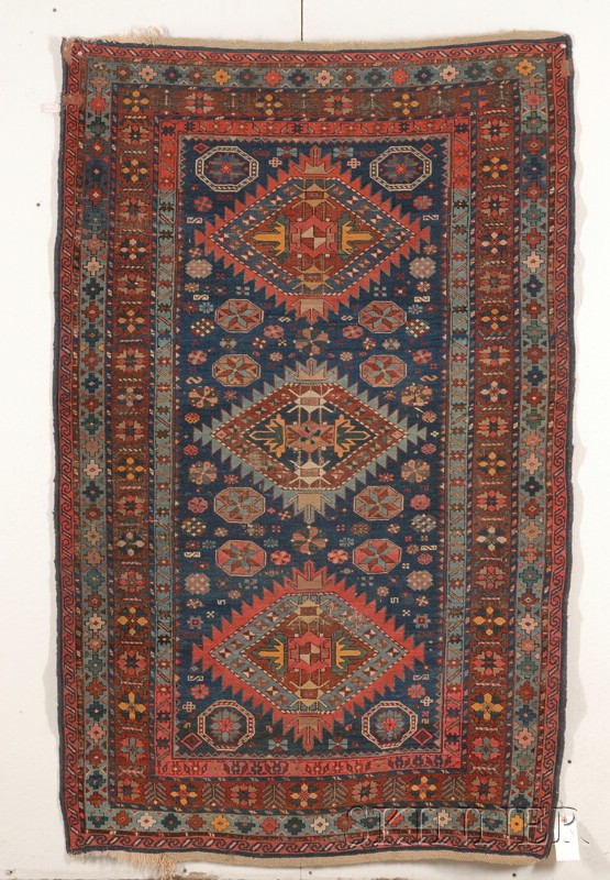 Appraisal: Kuba Rug Northeast Caucasus last quarter th century small spots