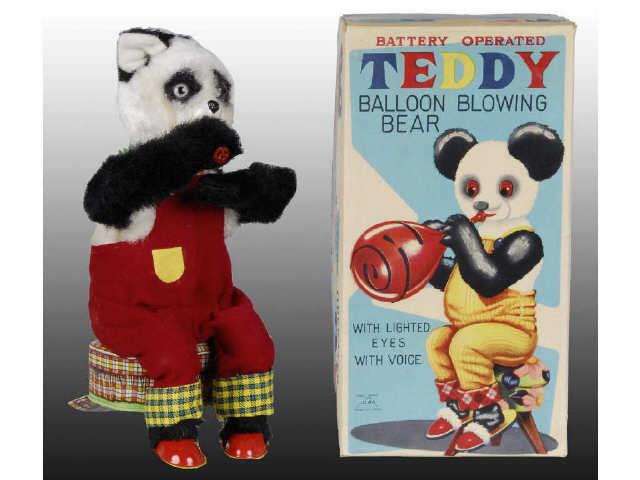 Appraisal: Lot of Battery-Operated Japanese Bear Toys Description With original boxes