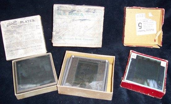 Appraisal: A small collection of lantern plates relating to and illustrating