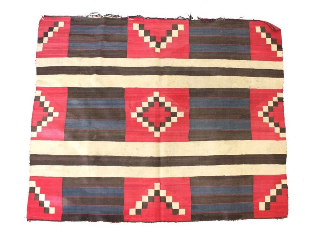 Appraisal: Navajo Third Phase Chief's Blanket c - This is an