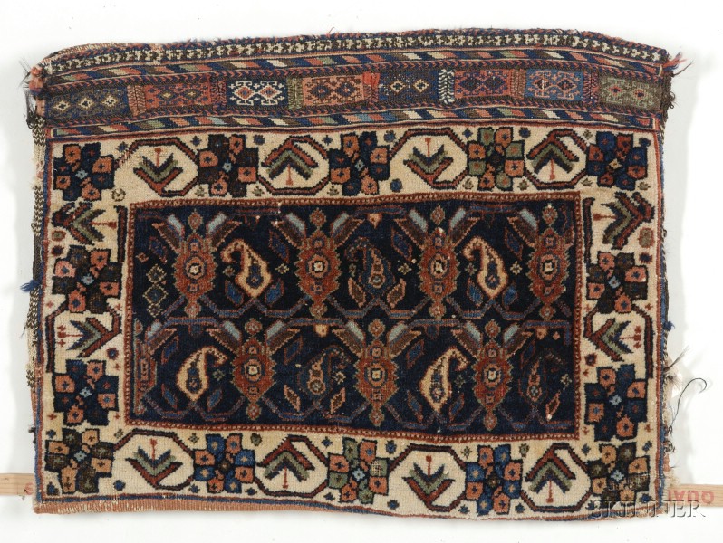 Appraisal: Afshar Bag South Persia early th century minor moth damage