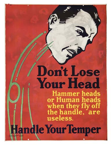 Appraisal: ANONYMOUS DON'T LOSE YOUR HEAD x inches Mather Co Chicago