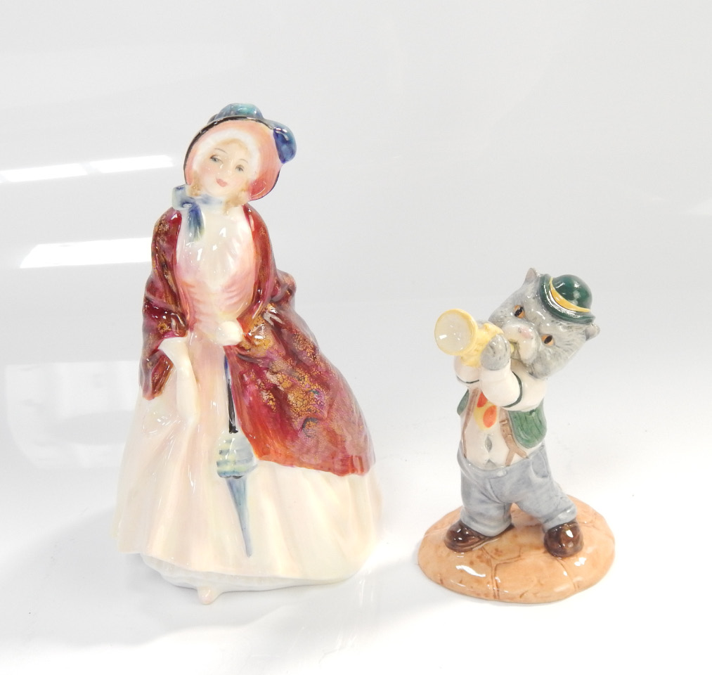 Appraisal: A Royal Doulton lady figure entitled Paisley Shaw HN with