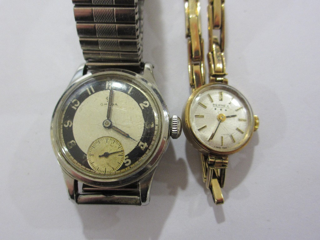 Appraisal: Lot comprising a ladies ct gold cased Bernex wrist watch