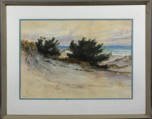 Appraisal: Among the Dunes' w c x x framed monogrammed titled