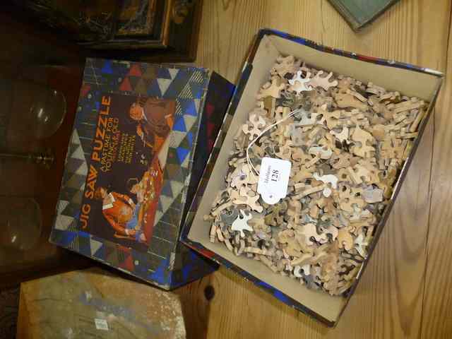 Appraisal: AN EARLY TO MID TH CENTURY JIGSAW PUZZLE a past