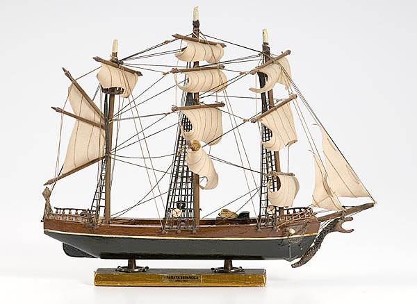 Appraisal: FRAGATA ESPANOLA ANO MODEL A th century ship model of