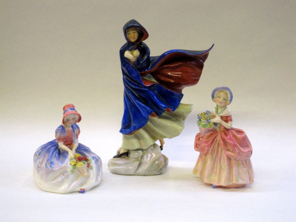 Appraisal: Three Royal Doulton figures May HN def Cissie HN and