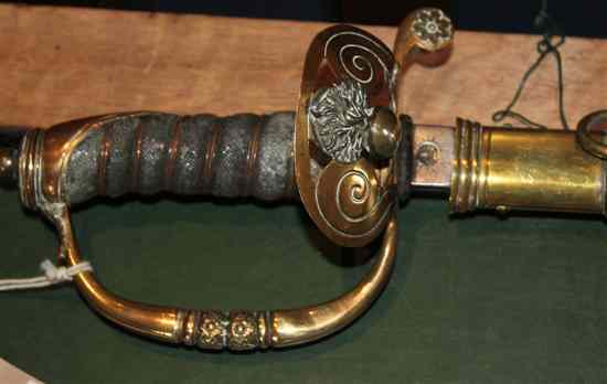 Appraisal: A Victorian officer's sword of the Honourable Artillery Company etched