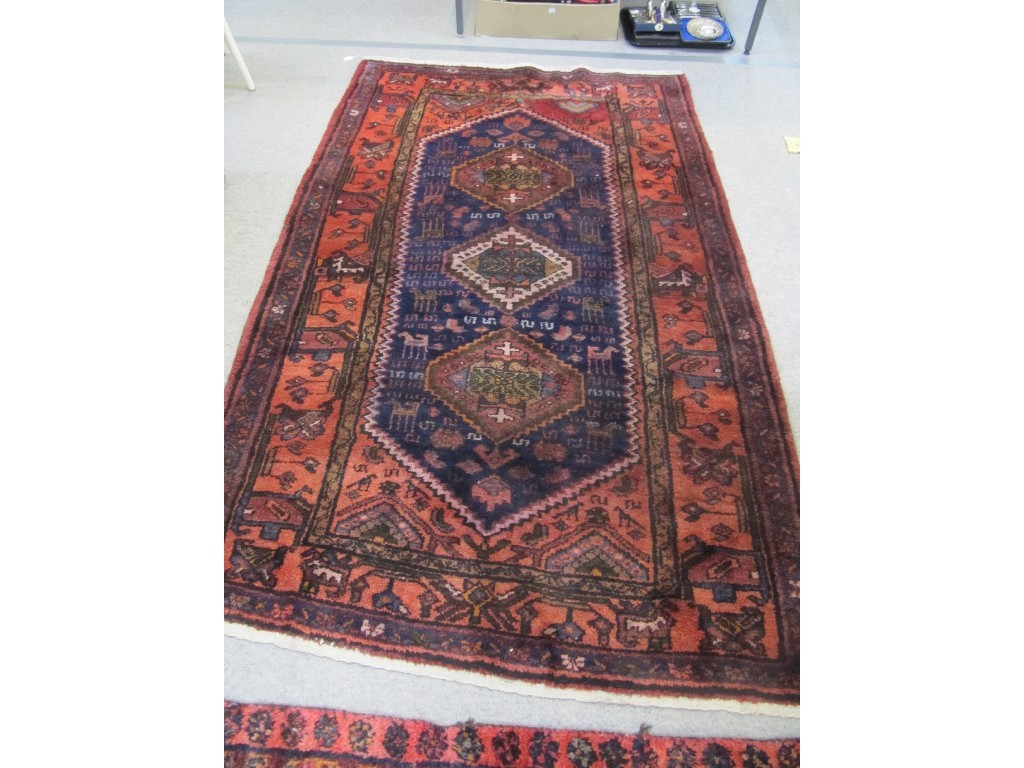 Appraisal: Iranian multi coloured floor rug x cm